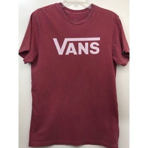 VANS Maroon Short Sleeve T-Shirt